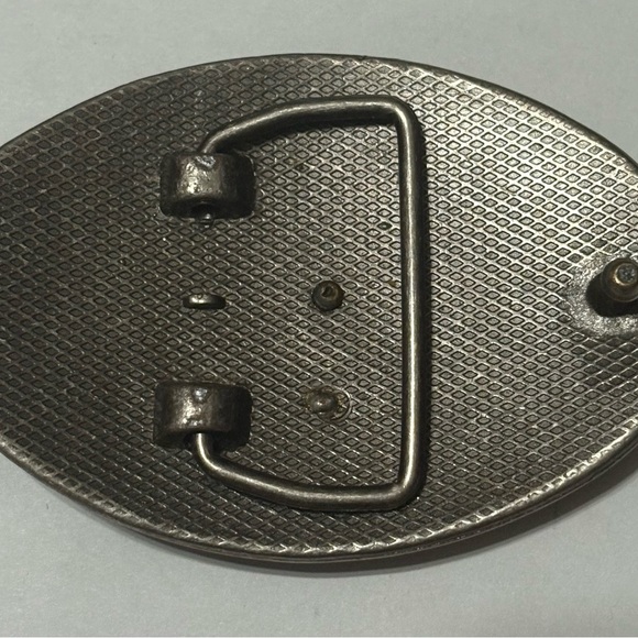 Western Bull Head Belt Buckle in Silver and Gold - Picture 2 of 2